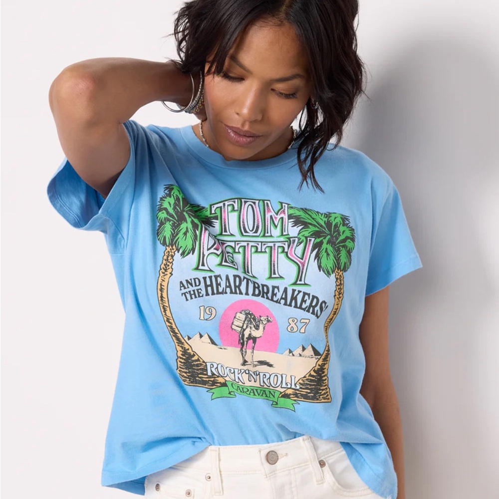 Daydreamer NWOT Tom Petty Rock ‘n Roll tee in vintage blue